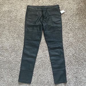 Free People vegan leather pants size 8
